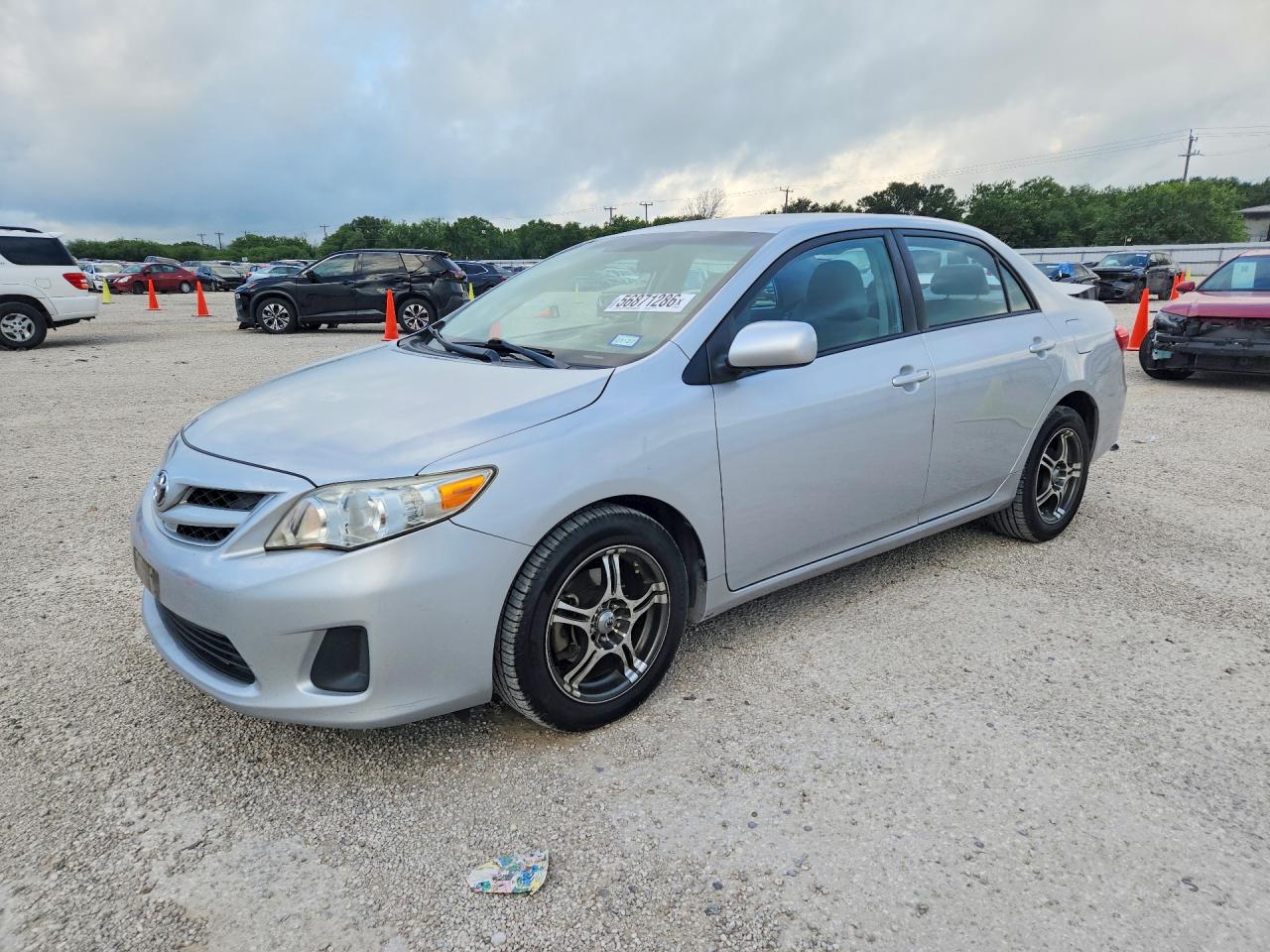 2012 Toyota Corolla VIN 5YFBU4EEXCP051363 COPART salvage auction — Rear End, TX - SALVAGE VEHICLE TITLE, sold $2,650 on 2026-07-09 (photo 1)