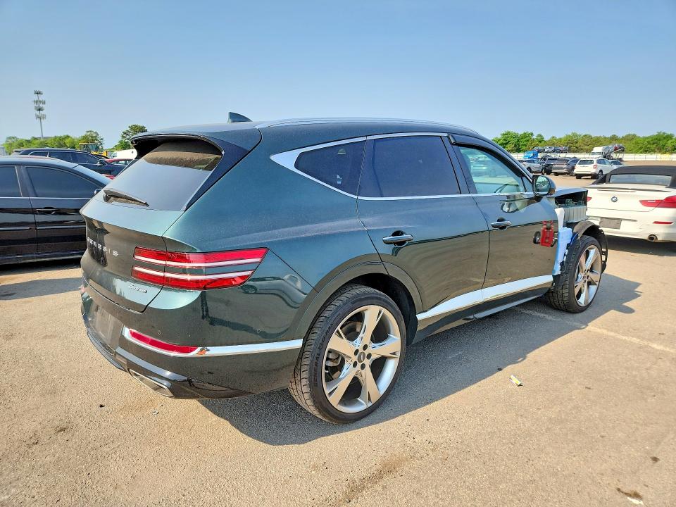 2021 Genesis Gv80 VIN KMUHCESC7MU053806 COPART salvage auction — FRONT END, Ny - Mv-907A Salvage Certificate, sold $80 on 2026-07-29 (photo 3)