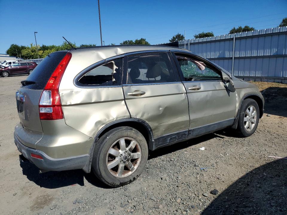 2007 Honda Cr-v VIN JHLRE48707C059000 COPART salvage auction — ROLLOVER, Ca - Salvage Certificate, sold $475 on 2026-07-16 (photo 3)