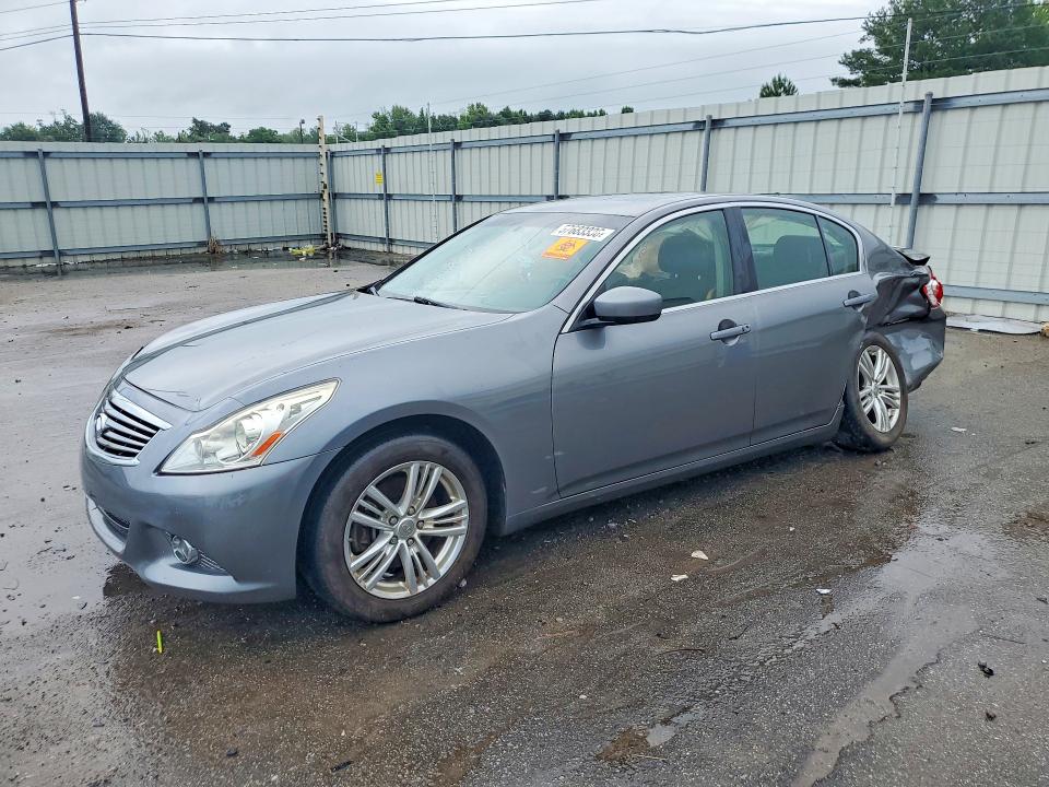 2013 Infiniti G VIN JN1CV6AP3DM723999 COPART salvage auction — REAR END, Al - Cert Of Title-Salvage Title, sold $350 on 2026-07-16 (photo 1)