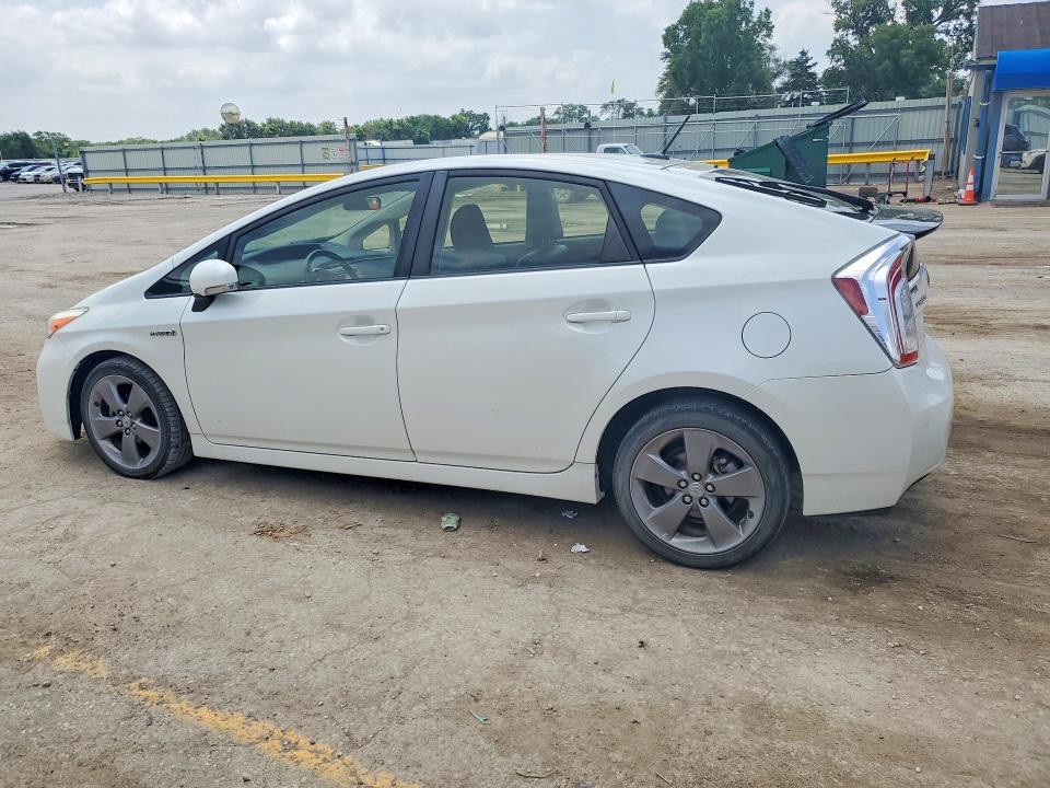2015 Toyota Prius VIN JTDKN3DUXF0414968 COPART salvage auction — HAIL, Ks - Cert Of Title-Salvage, sold $2,100 on 2026-07-27 (photo 2)