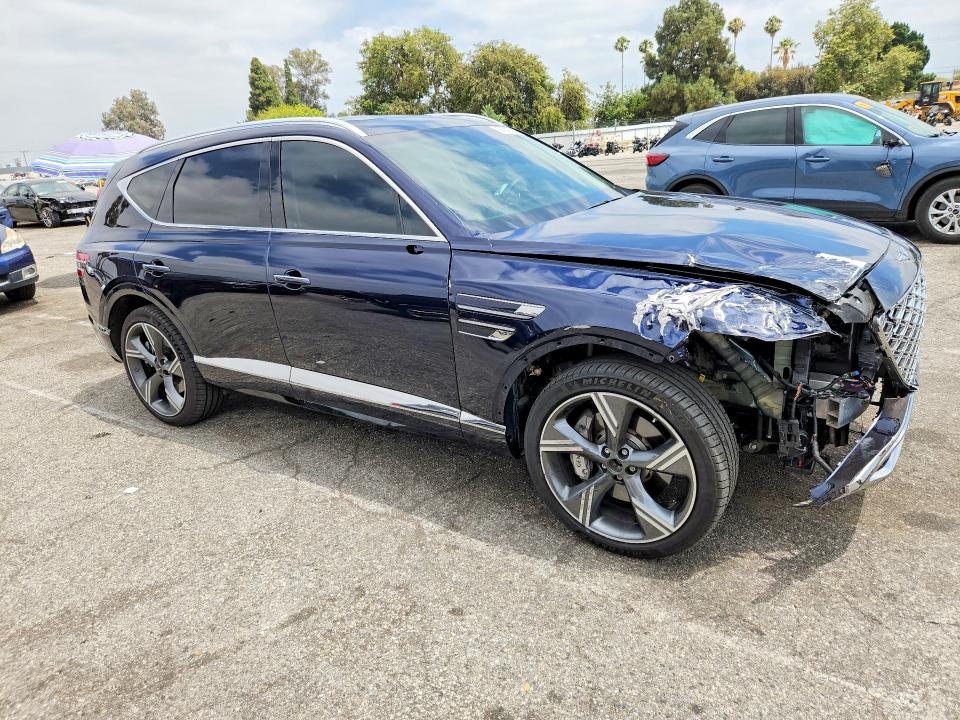 2025 Genesis Gv80 VIN KMUHEESCXSU254221 COPART salvage auction — FRONT END, Ca - Salvage Certificate (P), sold $24,300 on 2026-07-27 (photo 4)