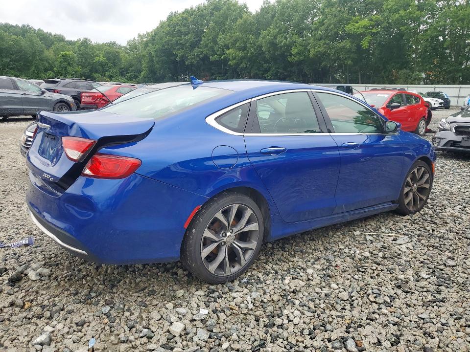 2015 Chrysler 200 VIN 1C3CCCCB2FN507453 COPART salvage auction — REAR END, Ma - Cert Of Title-Reconstrctd Coll, sold $875 on 2026-07-17 (photo 3)