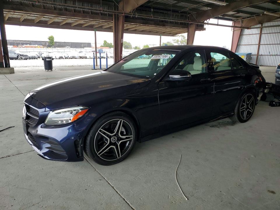 2021 Mercedes-benz C class VIN W1KWF8DB3MR638284 — COPART salvage auction photo