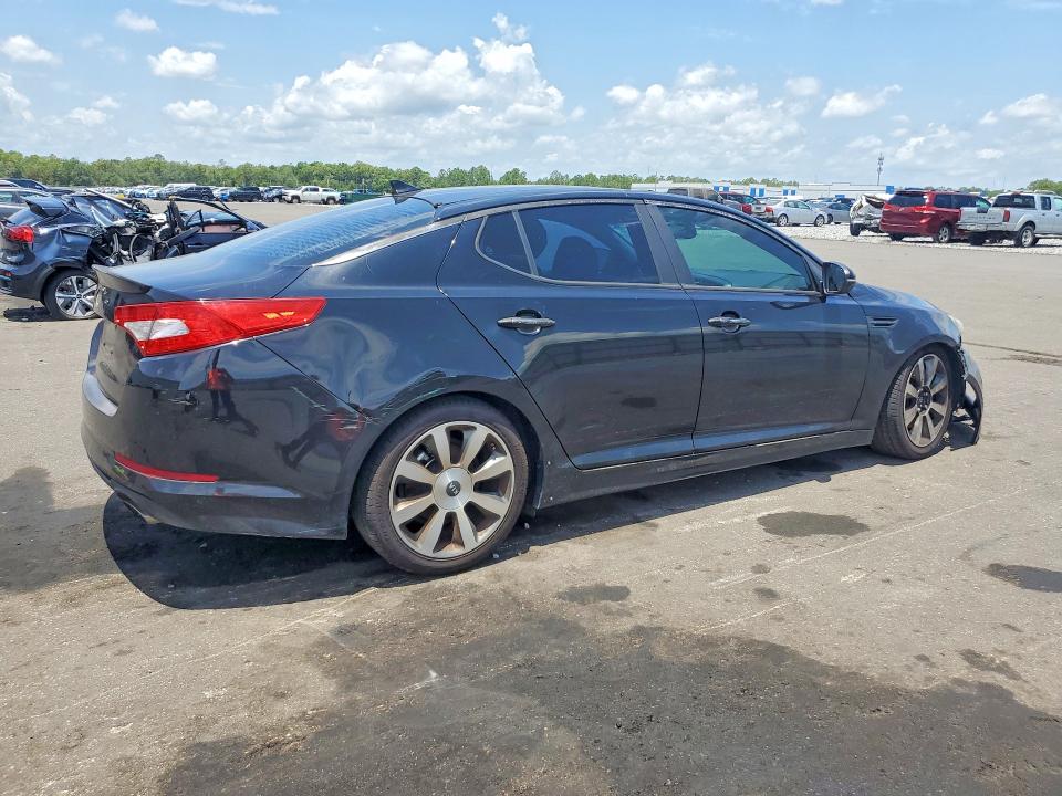 2012 Kia VIN 5XXGR4A64CG059585 COPART salvage auction — FRONT END, Fl - Cert Of Title Slvg Rebuildable, sold $800 on 2026-07-06 (photo 3)
