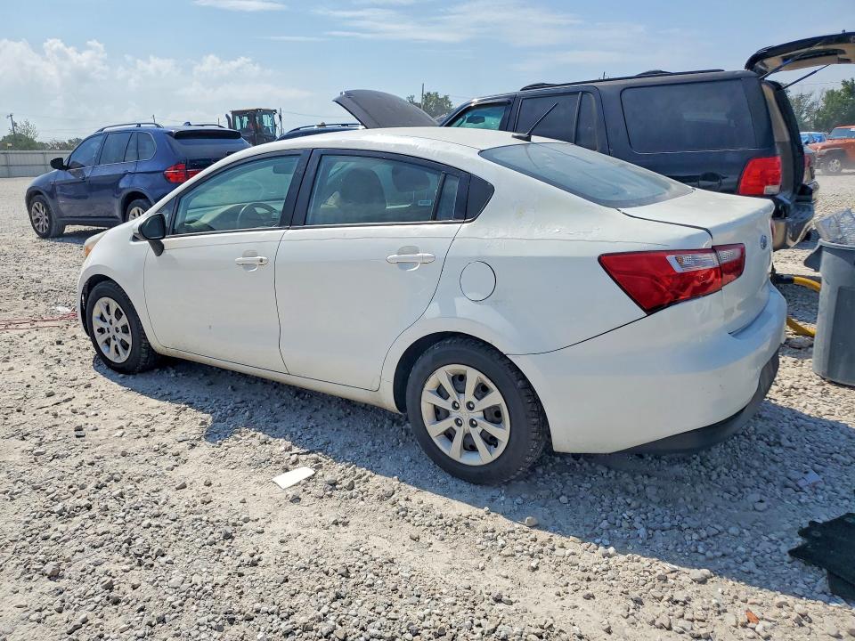 2016 Kia Rio VIN KNADM4A32G6597453 COPART salvage auction — HAIL, Mo - Salvage Certificate Of Title, sold $1,200 on 2026-07-20 (photo 2)