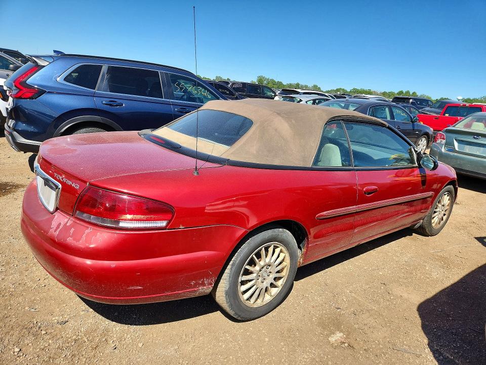 2006 Chrysler Sebring VIN 1C3EL55R16N153889 COPART salvage auction — FRONT END, Il - Salvage Certificate, sold $275 on 2026-07-09 (photo 3)
