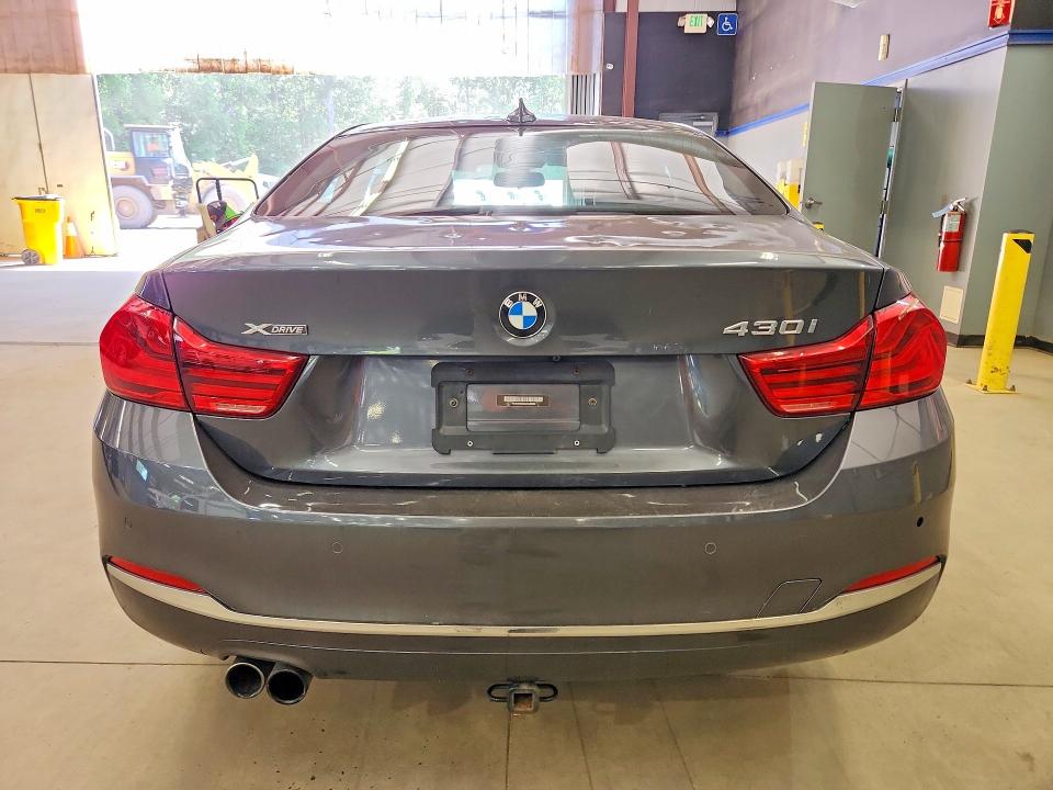 2018 BMW 4 series VIN WBA4W5C50JAA49523 COPART salvage auction — HAIL, Ma - Cert Of Title-Reconstrctd Coll, sold $9,000 on 2026-07-27 (photo 6)