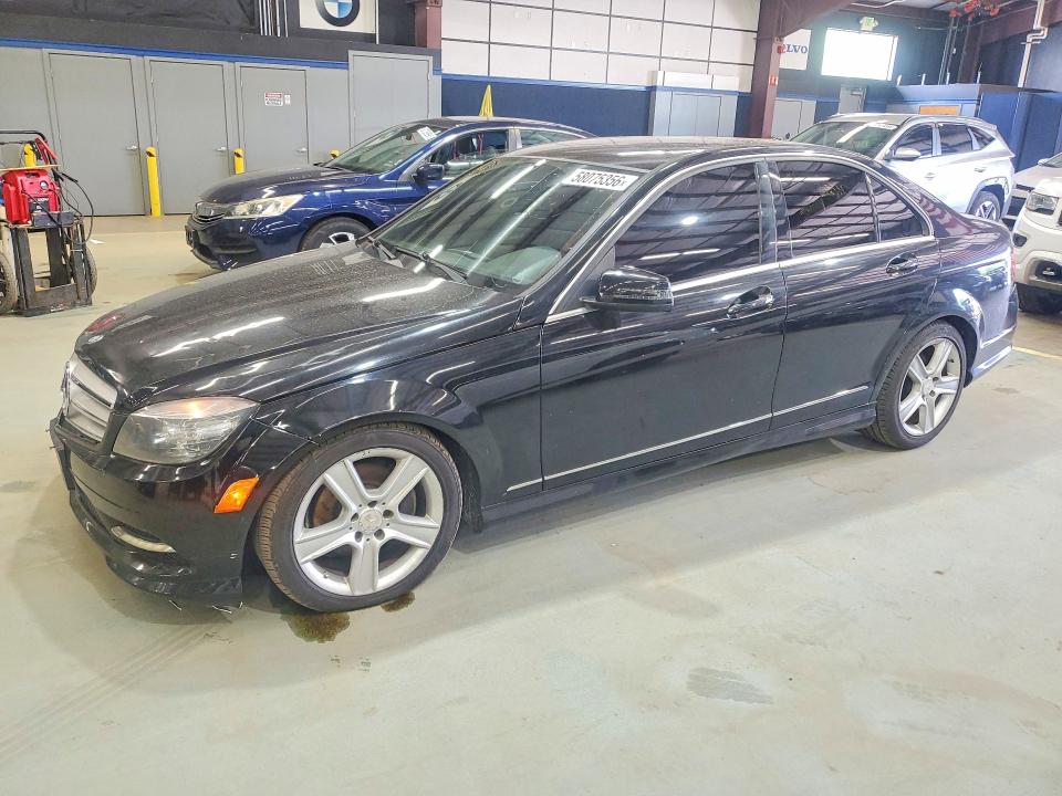 2011 Mercedes-benz C-klasse VIN WDDGF8BB1BR183603 COPART salvage auction — MINOR DENT/SCRATCHES, Wv - Certificate Of Title, sold $1,600 on 2026-07-30 (photo 1)