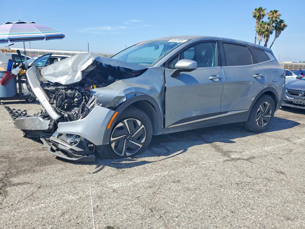 2023 Kia Sportage VIN KNDPUCAG8P7016772 COPART salvage auction — Front End, CA - SALVAGE CERTIFICATE, sold $2,650 on 2026-07-10 (photo 1)