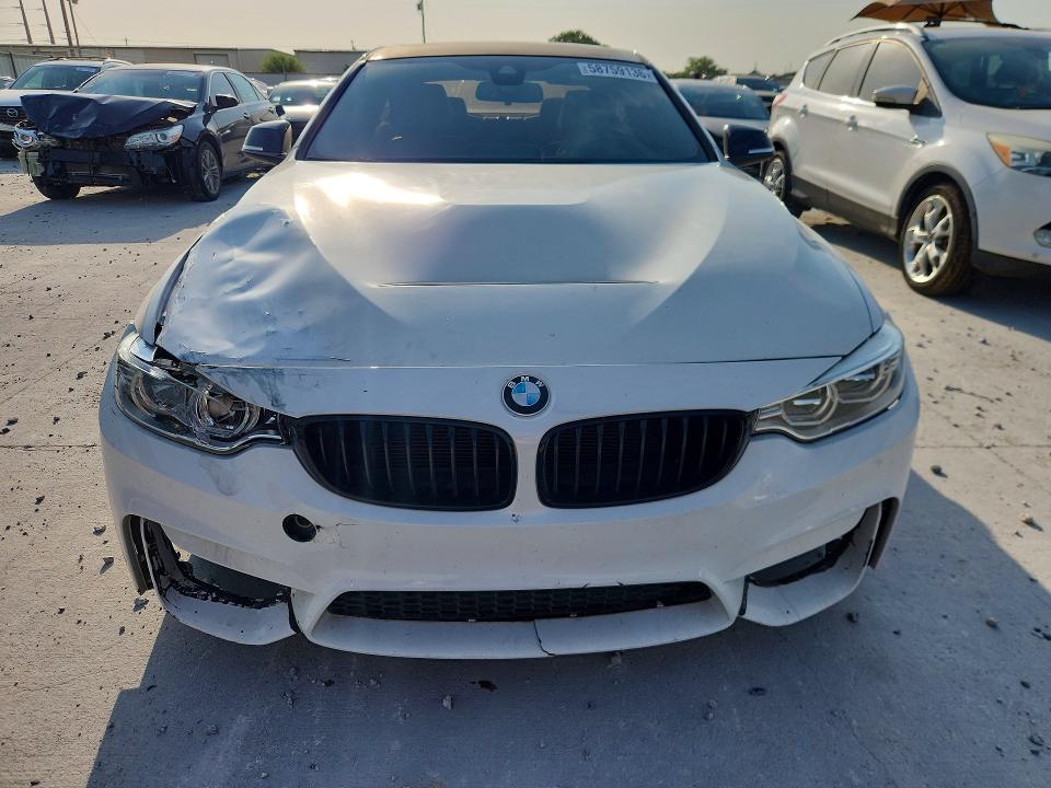 2016 BMW 4 series VIN WBA3R1C51GK529761 COPART salvage auction — FRONT END, TX - CERTIFICATE OF TITLE, sold $650 on 2026-07-28 (photo 5)