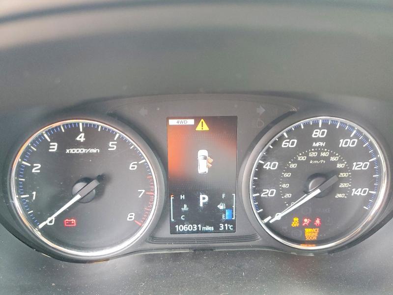 2019 Mitsubishi Outlander VIN JA4AZ3A3XKZ021032 COPART salvage auction — FRONT END, Ga - Certificate Of Title, sold $3,850 on 2026-07-31 (photo 9)