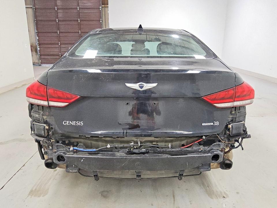 2015 Hyundai Genesis VIN KMHGN4JE5FU036149 COPART salvage auction — FRONT END, Wv - Certificate Of Title, sold $1,250 on 2026-07-07 (photo 6)