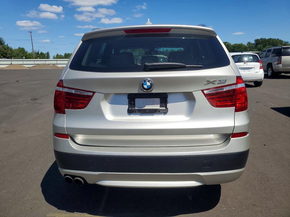 2014 BMW X3 VIN 5UXWX9C52E0D38378 COPART salvage auction — MECHANICAL, Wa - Non Public Clean Title, sold $1,450 on 2026-07-08 (photo 6)