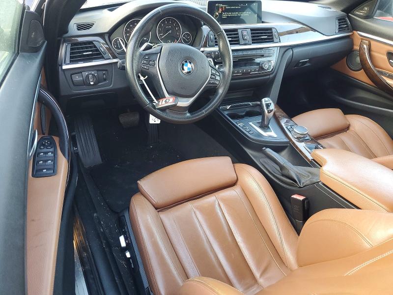 2016 BMW 4er VIN WBA3V7C57G5A25070 COPART salvage auction — WATER/FLOOD, LA - CERT OF TITLE-SALVAGE FLOOD, sold $2,550 on 2026-07-27 (photo 8)