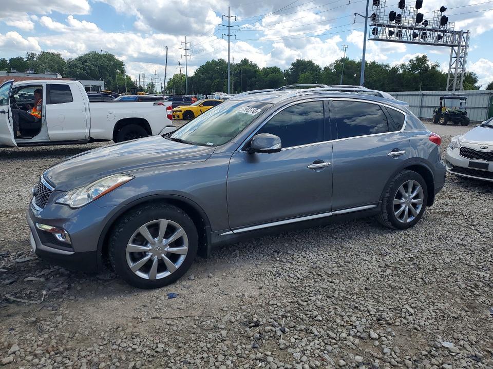 2017 Infiniti VIN JN1BJ0RR1HM406688 COPART salvage auction — WATER/FLOOD, Oh - Cert Of Title-Salvage Flood, sold $2,850 on 2026-07-28 (photo 1)