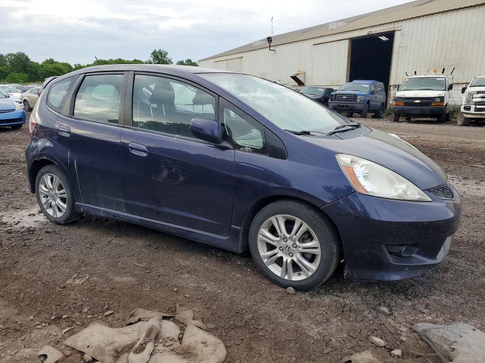 2009 Honda Fit VIN JHMGE88459S028172 COPART salvage auction — REAR END, Pa - Cert Of Title, sold $900 on 2026-07-22 (photo 4)
