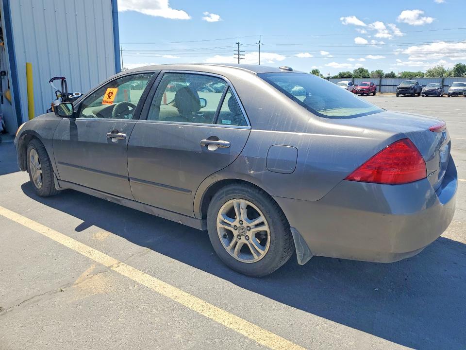 2007 Honda Accord VIN 1HGCM56857A089081 COPART salvage auction — BURN, Id - Salvage Certificate Of Title, sold $950 on 2026-07-09 (photo 2)