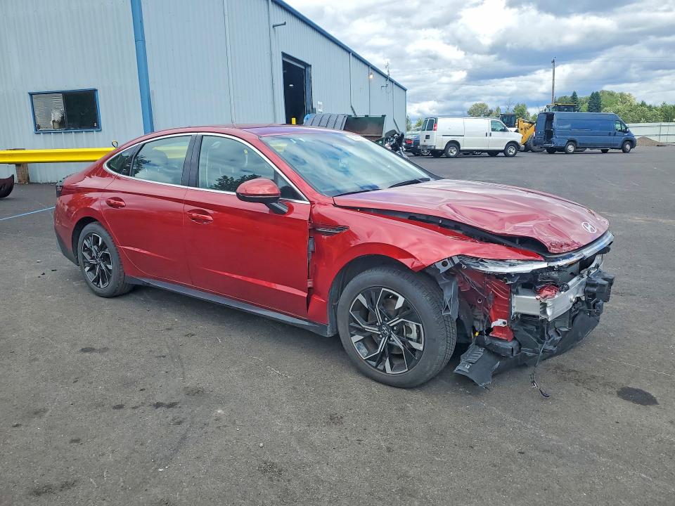2025 Hyundai Sonata VIN KMHL64JA9SA499464 COPART salvage auction — FRONT END, Or - Wrecker's Notice (Parts Only), sold $125 on 2026-08-03 (photo 4)