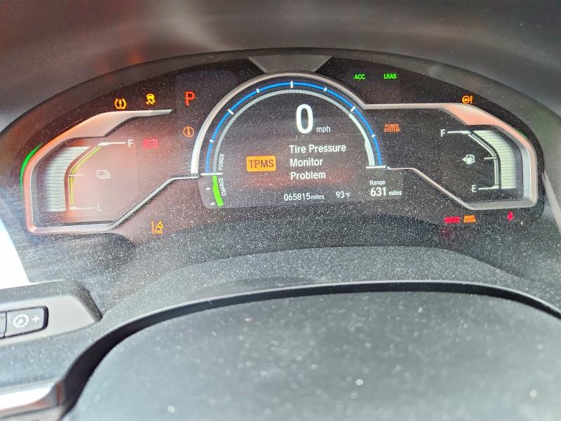 2018 Honda Clarity VIN JHMZC5F15JC006614 COPART salvage auction — REAR END, Va - Cert Of Title - Salvage, sold $2,200 on 2026-07-29 (photo 9)