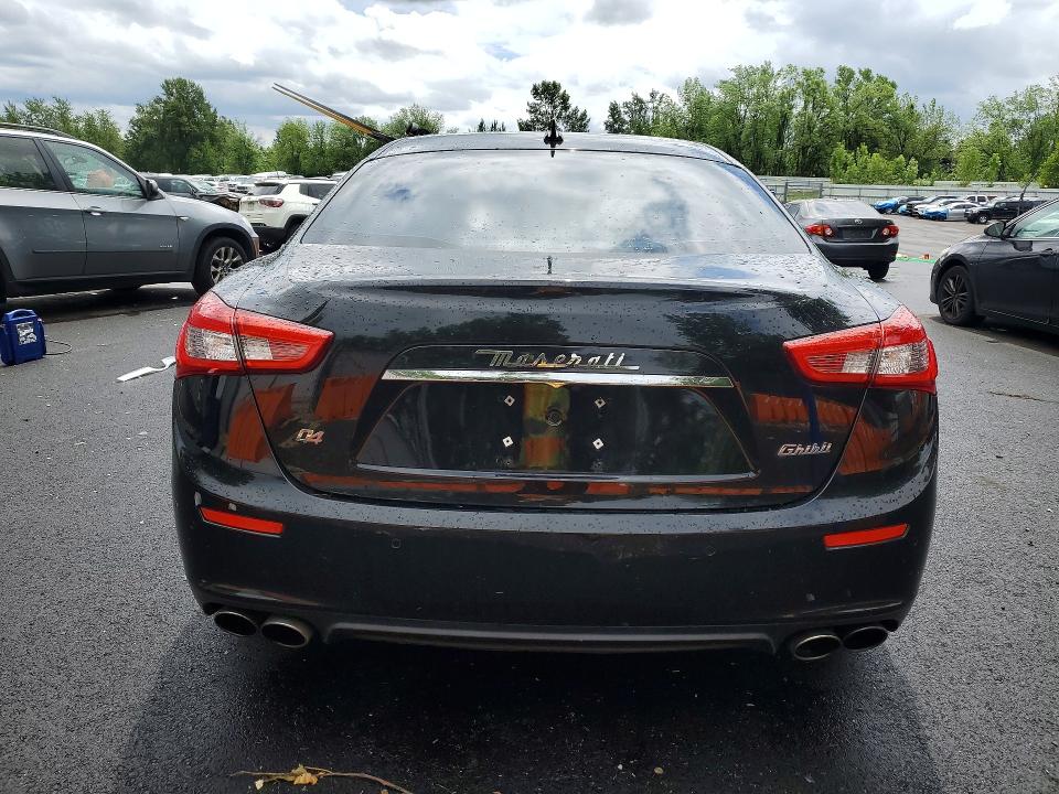 2014 Maserati Ghibli VIN ZAM57RTA0E1126740 COPART salvage auction — MINOR DENT/SCRATCHES, Or - Salvage Title Certificate, sold $5,800 on 2026-07-08 (photo 6)