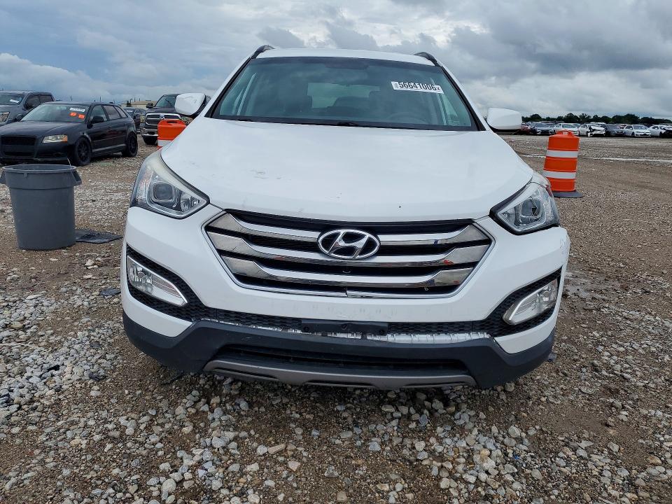 2016 Hyundai Santa fe VIN 5XYZU3LB9GG355831 COPART salvage auction — FRONT END, Tx - Salvage Vehicle Title, sold $2,250 on 2026-07-02 (photo 5)
