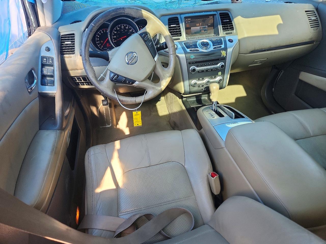 2011 Nissan Murano VIN JN8AZ1MU4BW059893 COPART salvage auction — Rollover, AL - CERT OF TITLE-SALVAGE TITLE, sold $475 on 2026-07-02 (photo 8)
