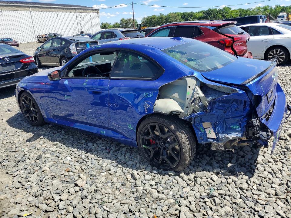 2025 BMW M2 VIN 3MW43CM07S8F54887 COPART salvage auction — REAR END, Tn - Salvage Certificate, sold $17,900 on 2026-07-22 (photo 2)