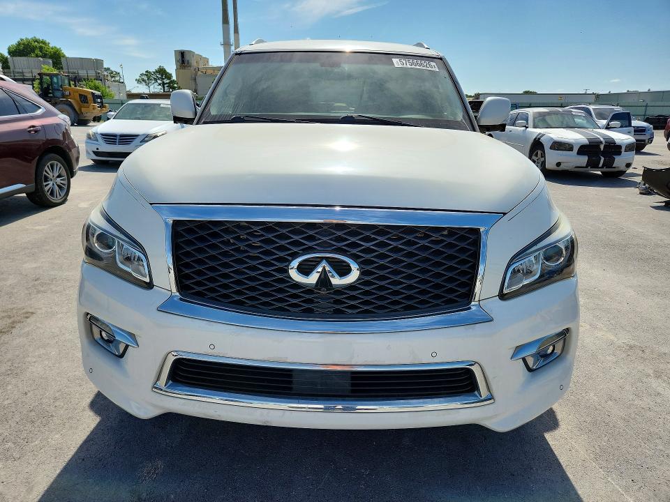 2015 Infiniti Qx80 VIN JN8AZ2NF8F9570260 COPART salvage auction — HAIL, Ok - Certificate Of Title (P), sold $5,600 on 2026-07-06 (photo 5)