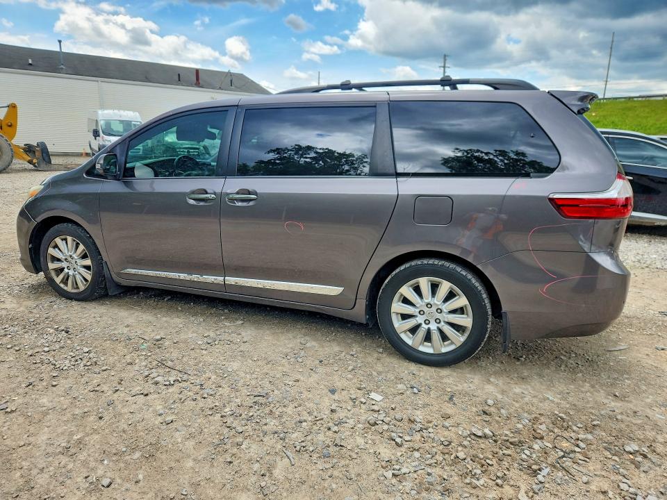 2015 Toyota VIN 5TDYK3DC6FS572960 COPART salvage auction — SIDE, Oh - Cert Of Title-Salvage, sold $4,650 on 2026-07-22 (photo 2)