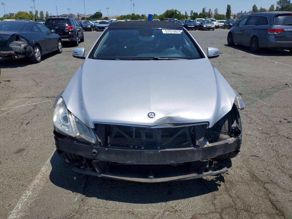 2013 Mercedes-benz E-class VIN WDDKK5KF9DF220666 COPART salvage auction — FRONT END, Ca - Salvage Certificate, sold $1,200 on 2026-07-06 (photo 5)
