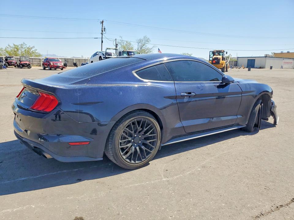2021 Ford Mustang VIN 1FA6P8TH7M5140759 COPART salvage auction — FRONT END, Tx - Salvage Vehicle Title, sold $3,600 on 2026-07-31 (photo 3)