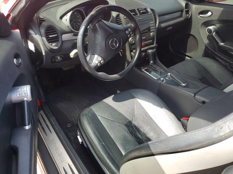 2006 Mercedes-benz Slk-class VIN WDBWK56F06F098366 COPART salvage auction — FRONT END, CA - SALVAGE CERTIFICATE, sold $600 on 2026-07-15 (photo 8)