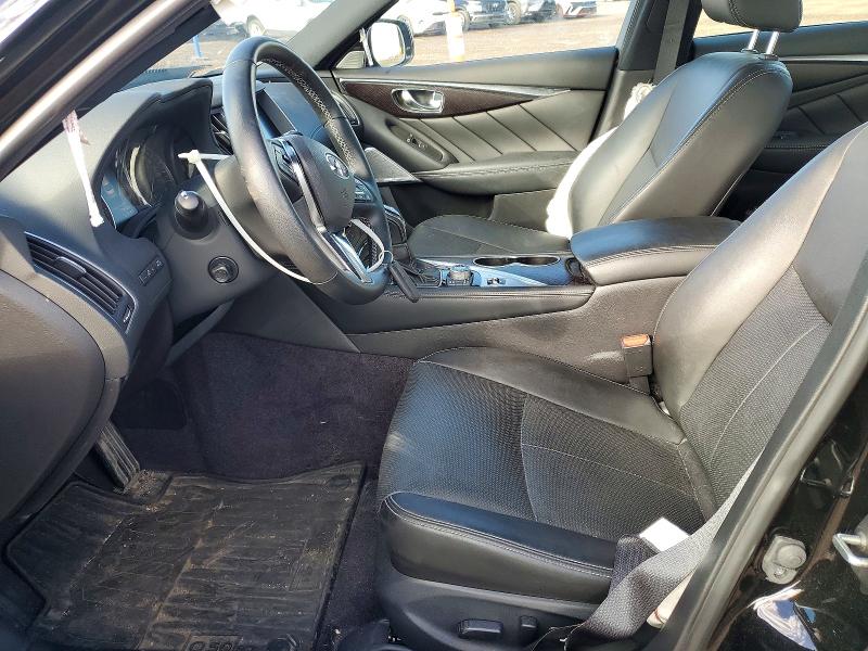 2024 Infiniti Q50 VIN JN1EV7CR7RM631721 COPART salvage auction — FRONT END, Ab - Bos - Salvage, sold $3,600 on 2026-07-28 (photo 7)