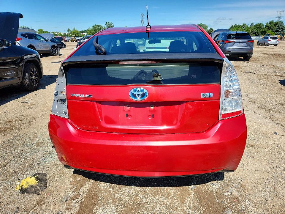 2011 Toyota Prius VIN JTDKN3DU8B0283405 COPART salvage auction — REAR END, Il - Salvage Certificate, sold $250 on 2026-07-28 (photo 6)