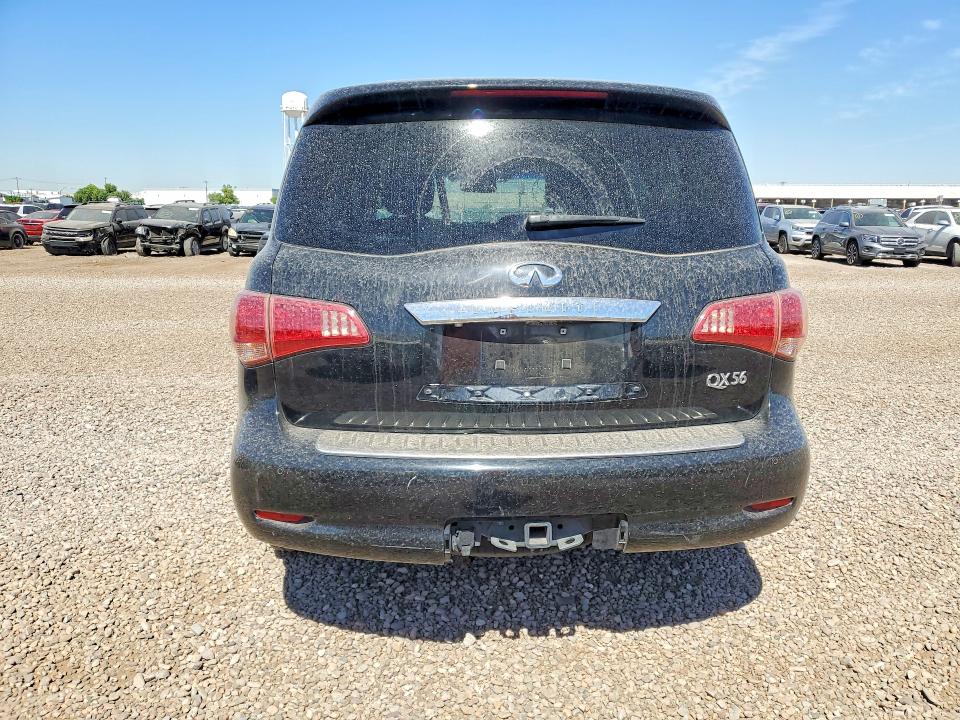 2012 Infiniti Qx56 VIN JN8AZ2NF3C9516022 COPART salvage auction — NORMAL WEAR, Az - Certificate Of Title, sold $900 on 2026-07-13 (photo 6)