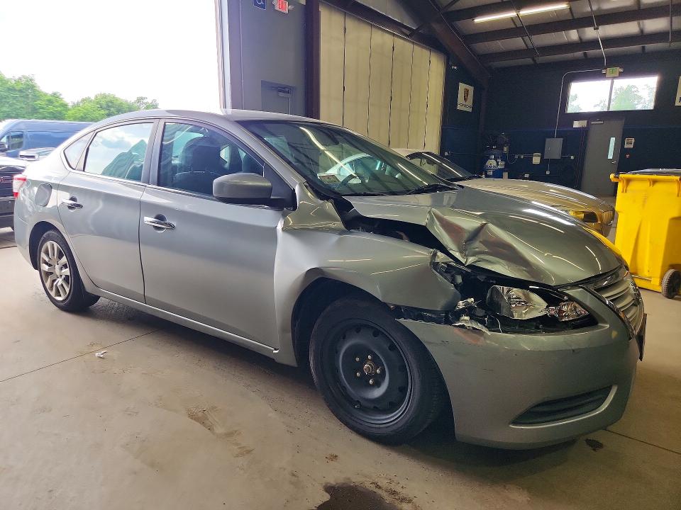 2013 Nissan Sentra VIN 3N1AB7AP1DL746990 COPART salvage auction — FRONT END, MA - CERTIFICATE OF TITLE, sold $450 on 2026-07-02 (photo 4)