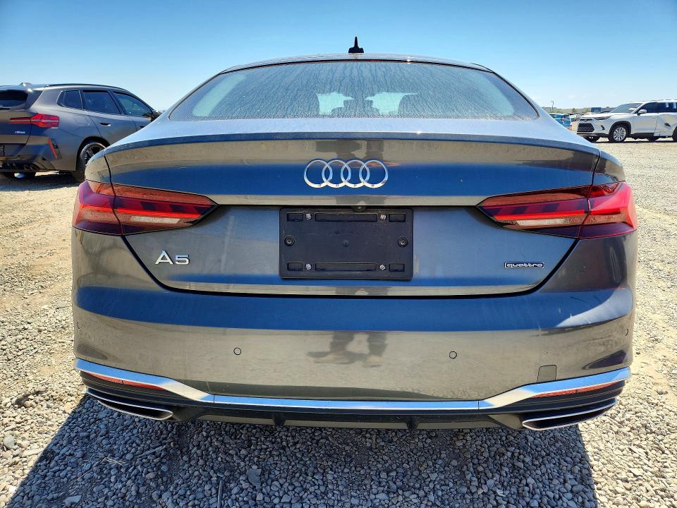 2023 Audi VIN WAUDACF56PA010701 COPART salvage auction — FRONT END, Ca - Salvage Certificate, sold $8,300 on 2026-07-28 (photo 6)