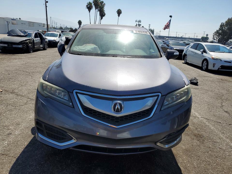 2017 Acura Rdx VIN 5J8TB3H30HL003905 COPART salvage auction — FRONT END, Ca - Salvage Certificate, sold $1,650 on 2026-07-31 (photo 5)
