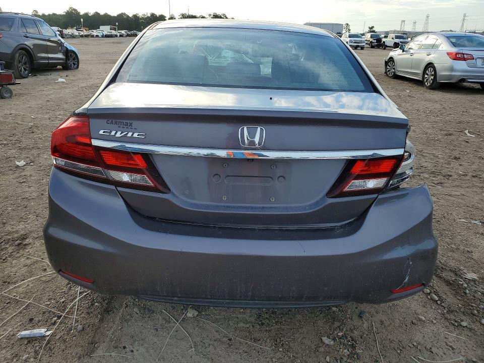 2015 Honda Civic VIN 19XFB2F54FE286812 COPART salvage auction — ALL OVER, Tx - Salvage Vehicle Title, sold $500 on 2026-07-10 (photo 6)
