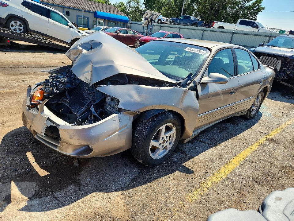 2003 Pontiac Bonneville VIN 1G2HX52K934168196 COPART salvage auction — FRONT END, Ks - Cert Of Title-Salvage, sold $250 on 2026-07-22 (photo 1)