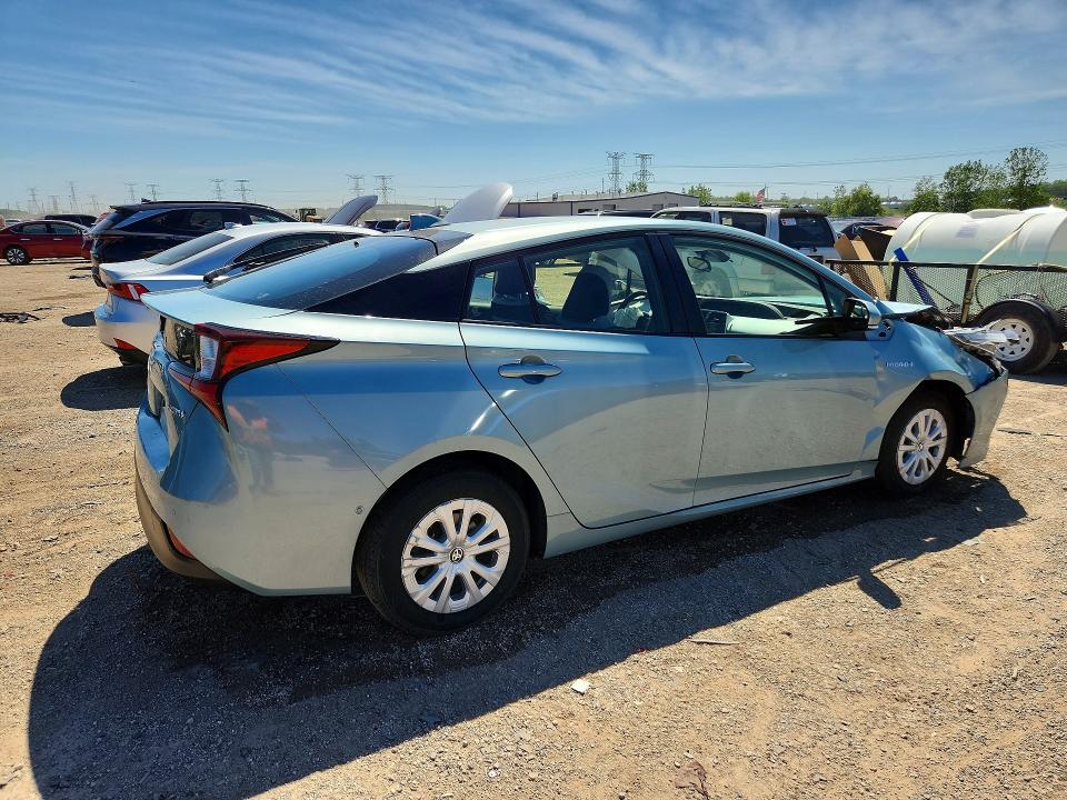 2021 Toyota VIN JTDKAMFU4M3143612 COPART salvage auction — FRONT END, Il - Salvage Certificate, sold $825 on 2026-07-28 (photo 3)