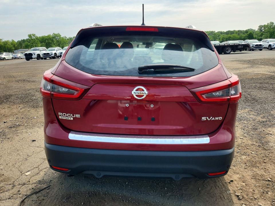 2020 Nissan Rogue sport VIN JN1BJ1CW0LW385589 COPART salvage auction — ALL OVER, Ct - Cert Of Title-Salvage, sold $1,950 on 2026-07-14 (photo 6)