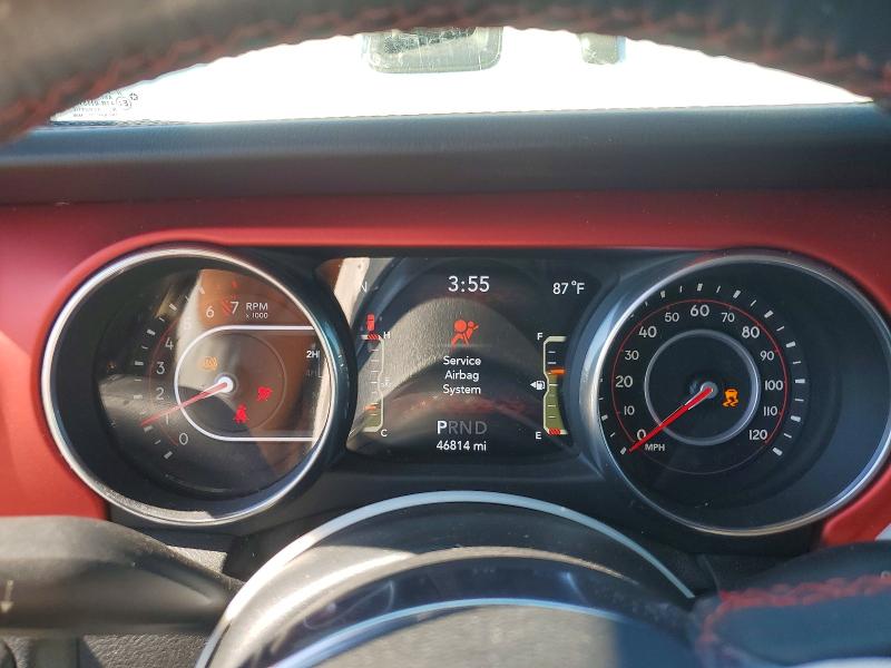 2018 Jeep Wrangler / VIN 1C4HJXFG3JW258394 COPART salvage auction — FRONT END, Ca - Salvage Certificate, sold $18,100 on 2026-07-02 (photo 9)