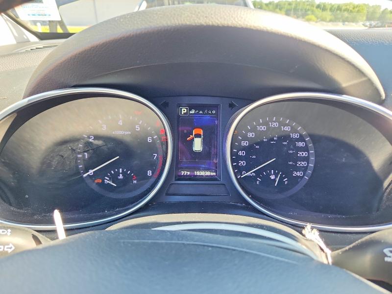 2018 Hyundai Santa fe VIN KM8SNDHF7JU260895 COPART salvage auction — MECHANICAL, Oh - Certificate Of Title, sold $2,400 on 2026-07-22 (photo 9)