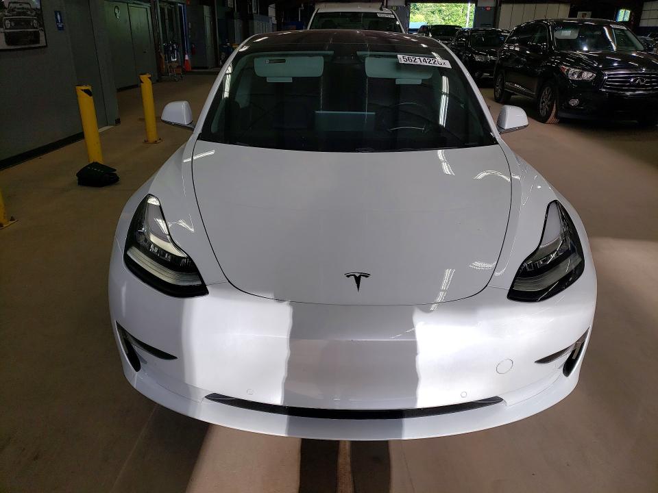 2018 Tesla Model 3 VIN 5YJ3E1EA0JF051247 COPART salvage auction — REAR END, Ct - Cert Of Title-Salvage, sold $7,100 on 2026-07-09 (photo 5)