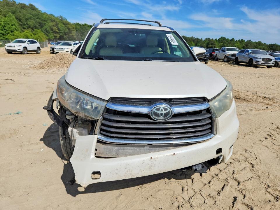 2015 Toyota VIN 5TDDKRFH3FS199547 COPART salvage auction — FRONT END, De - Salvage Certificate, sold $1,050 on 2026-07-21 (photo 5)