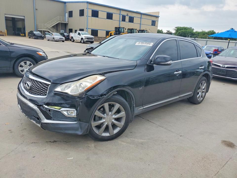 2017 Infiniti Qx50 VIN JN1BJ0RP5HM383740 COPART salvage auction — FRONT END, TX - SALVAGE VEHICLE TITLE (P), sold $175 on 2026-07-16 (photo 1)