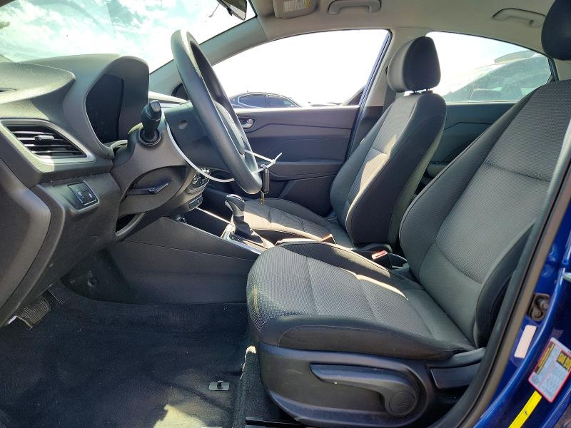 2022 Hyundai Accent VIN 3KPC24A60NE174375 COPART salvage auction — REAR END, CA - SALVAGE CERTIFICATE, sold $2,100 on 2026-07-31 (photo 7)