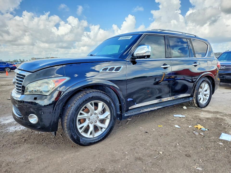 2011 Infiniti Qx56 VIN JN8AZ2ND9B9700748 COPART salvage auction — MISSING/ALTERED VIN, Fl - Cert Of Title-Rebuilt, sold $675 on 2026-07-22 (photo 1)